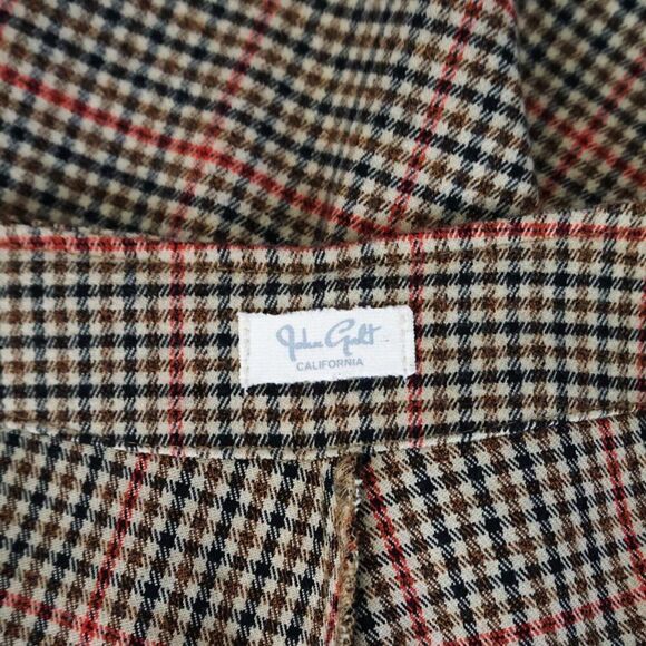 John Galt Brandy Melville 90s Y2K Plaid Kim Pants Sz 27 High Waist - Picture 7 of 9